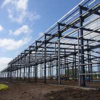 steel frame building warehouse hangar